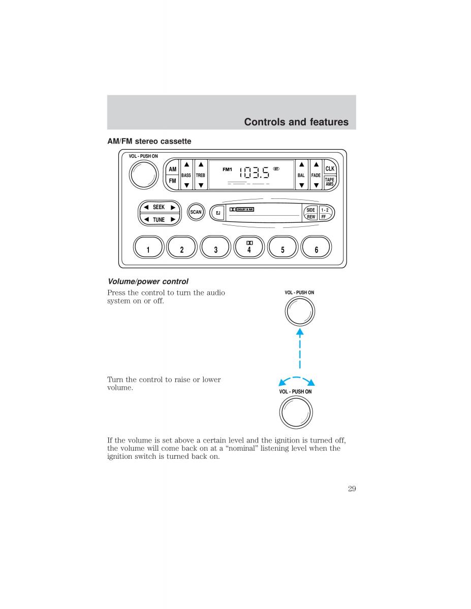 Ford F 150 owners manual / page 29