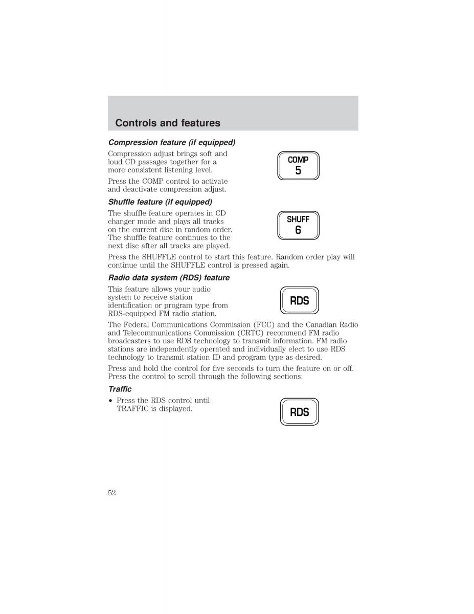 Ford F 150 owners manual / page 52