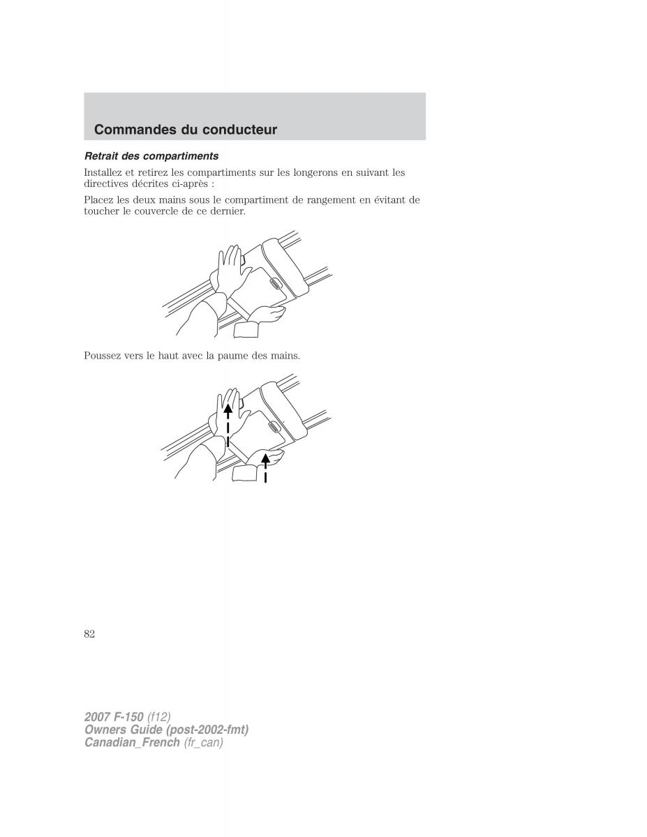 Ford F 150 manuel du proprietaire / page 82