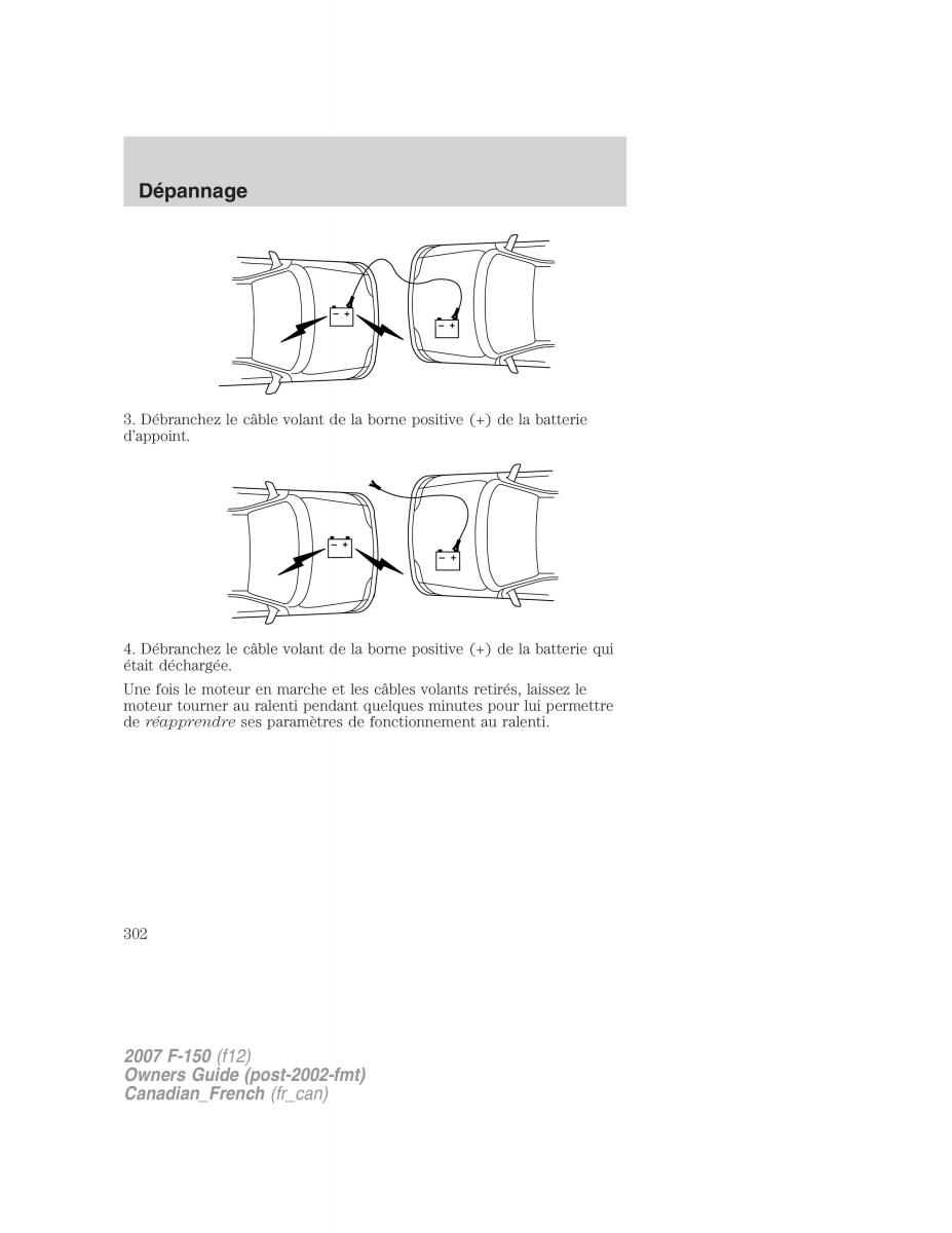 Ford F 150 manuel du proprietaire / page 302