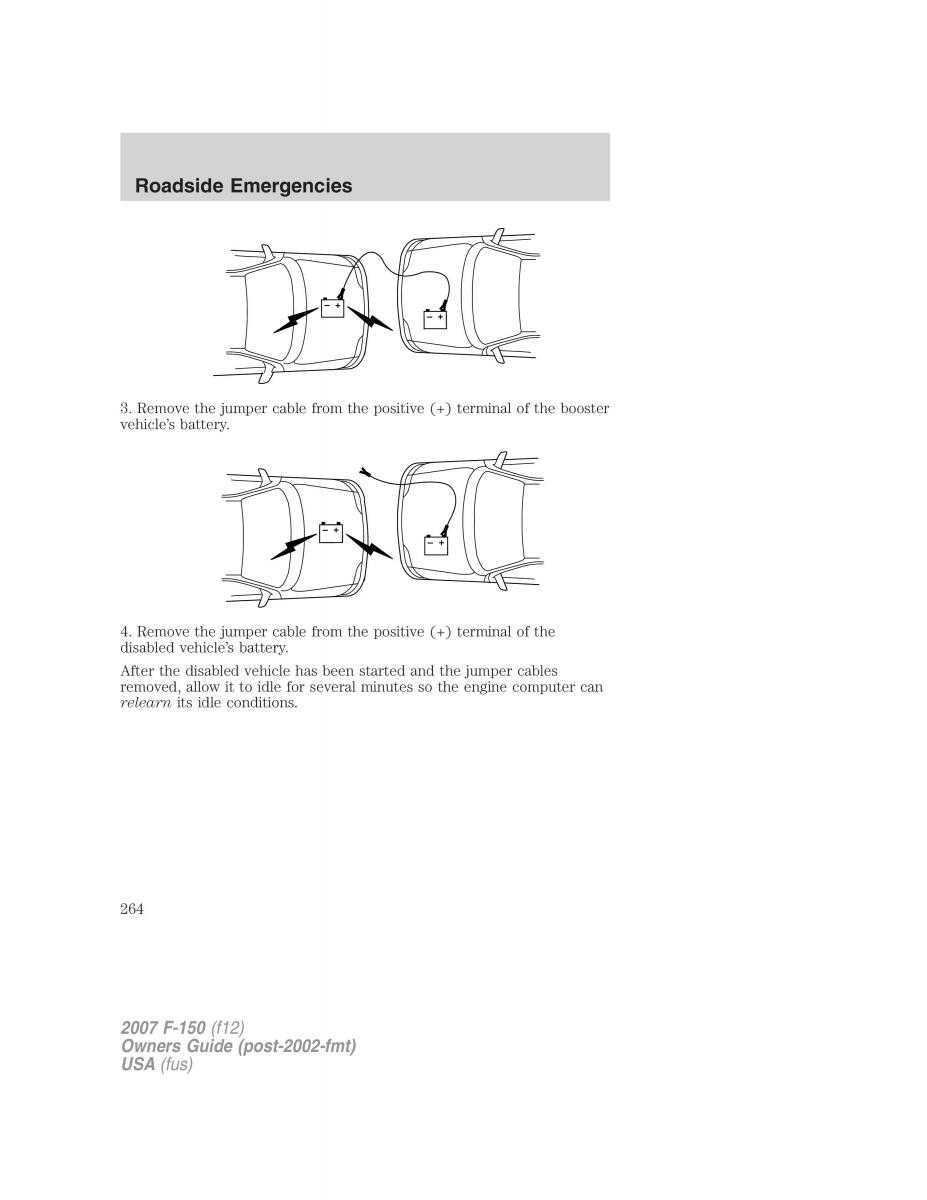 Ford F 150 owners manual / page 264