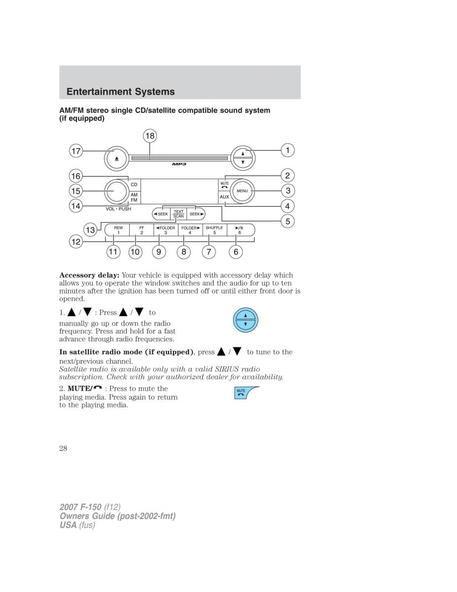 Ford F 150 owners manual / page 28