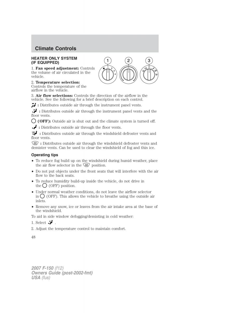 Ford F 150 owners manual / page 48