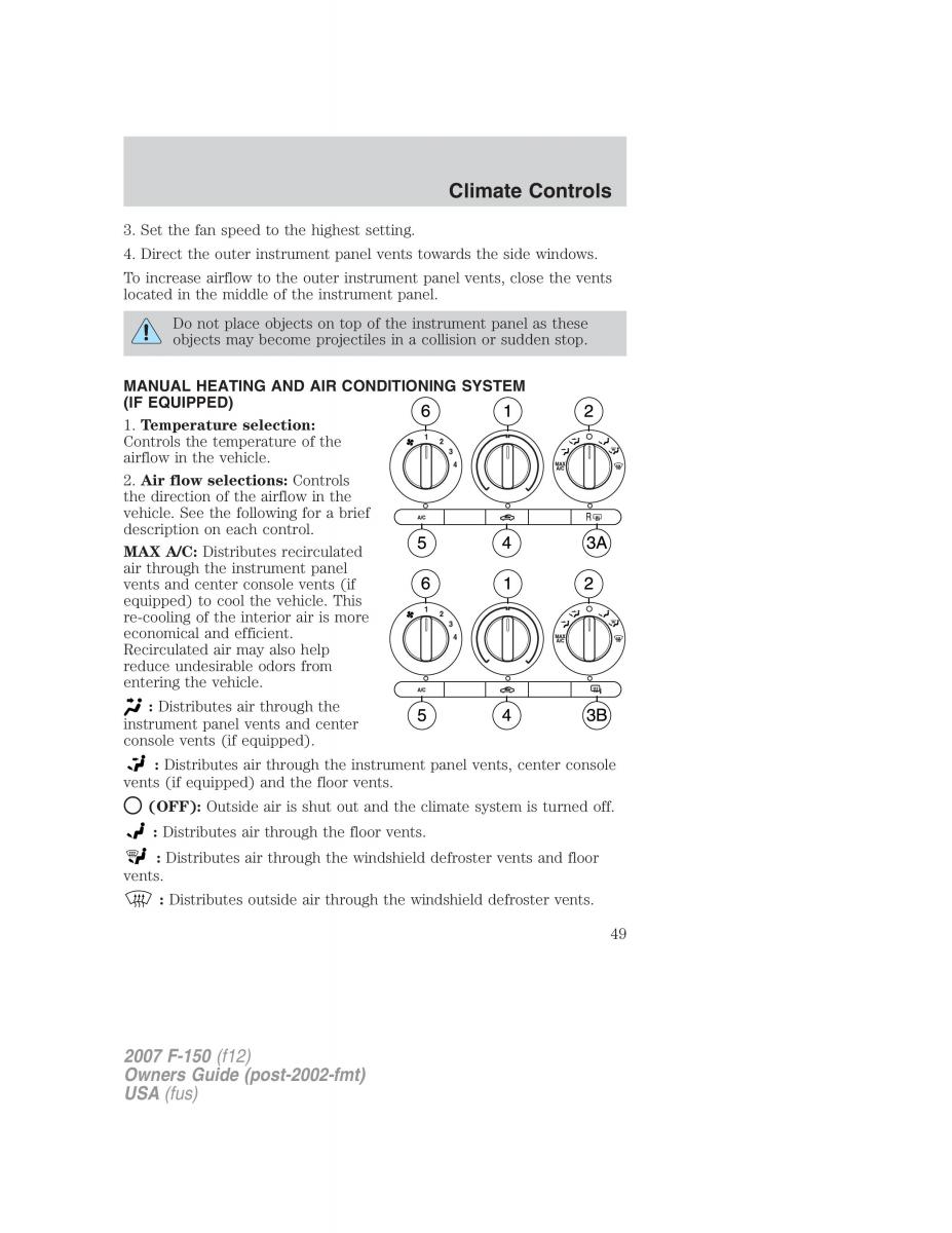 manual Ford F 150 Ford F 150 owners manual / page 49