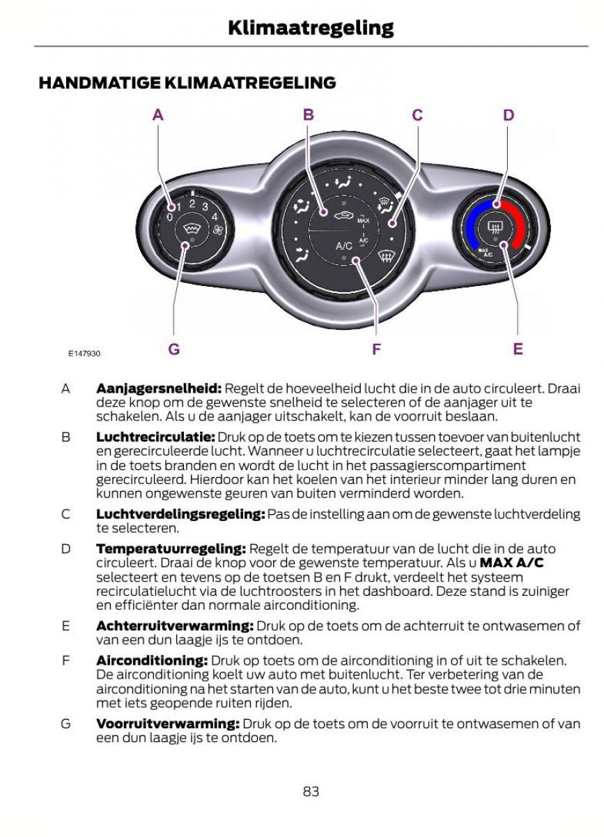 Ford Fiesta VII 7 handleiding / page 86