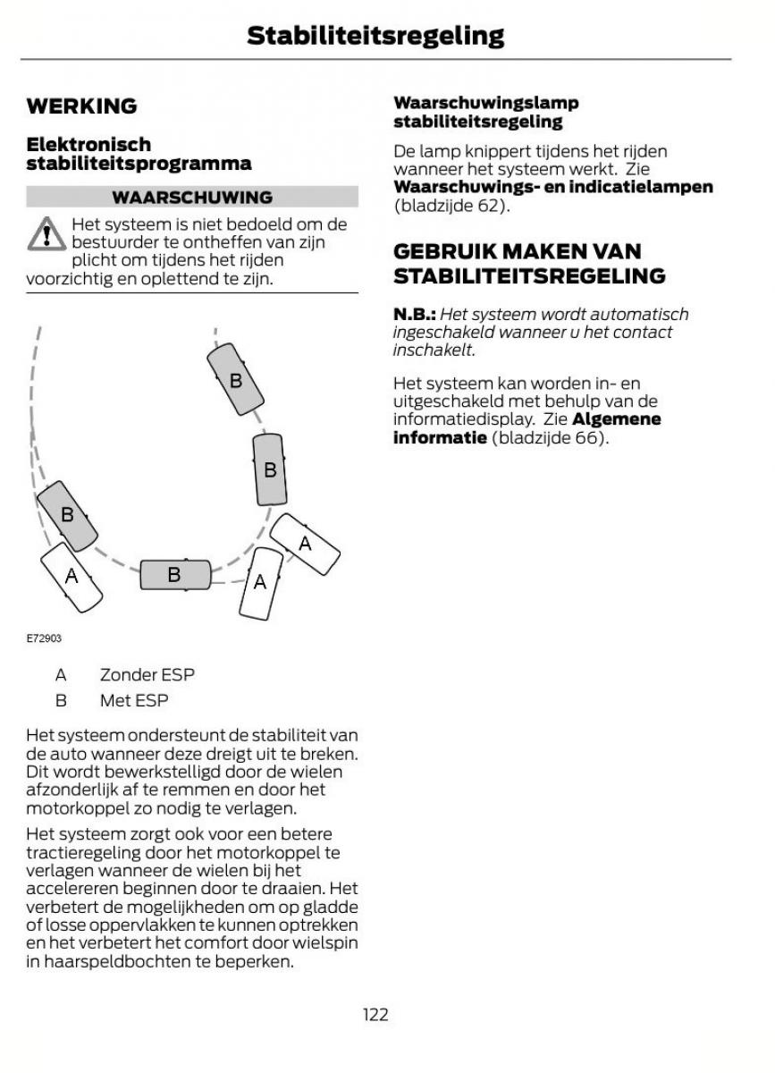 Ford Fiesta VII 7 handleiding / page 125