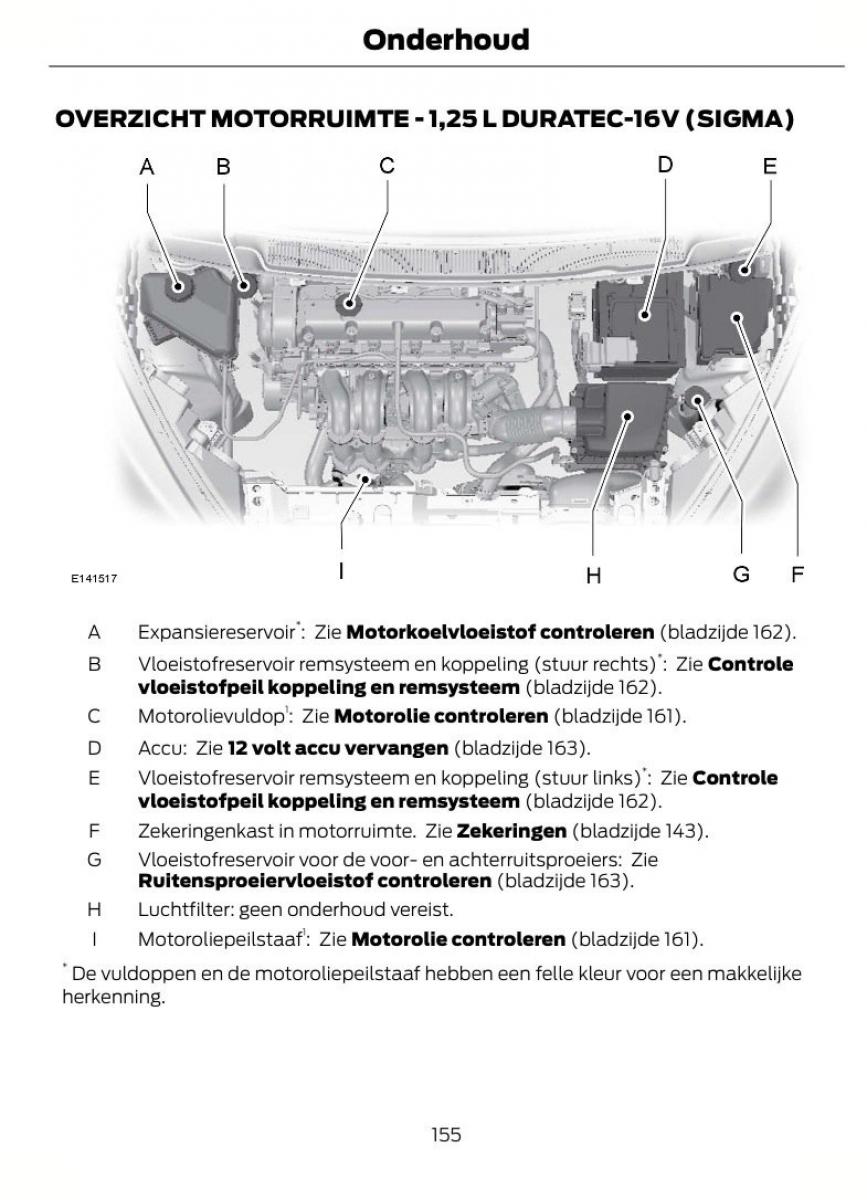 Ford Fiesta VII 7 handleiding / page 158