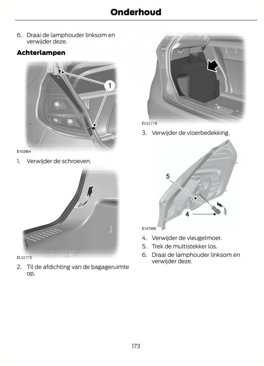 Ford Fiesta VII 7 handleiding / page 176