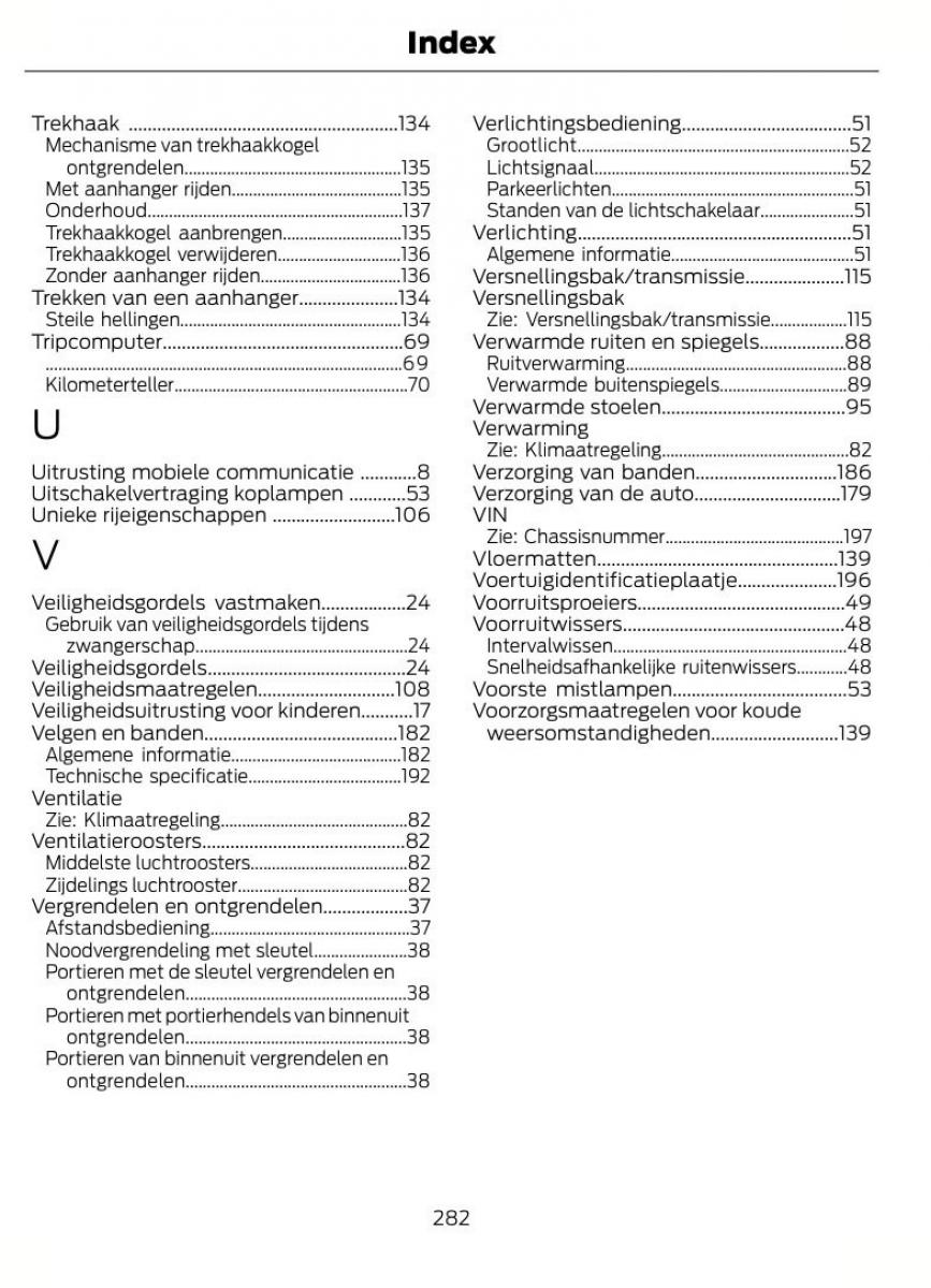 Ford Fiesta VII 7 handleiding / page 285