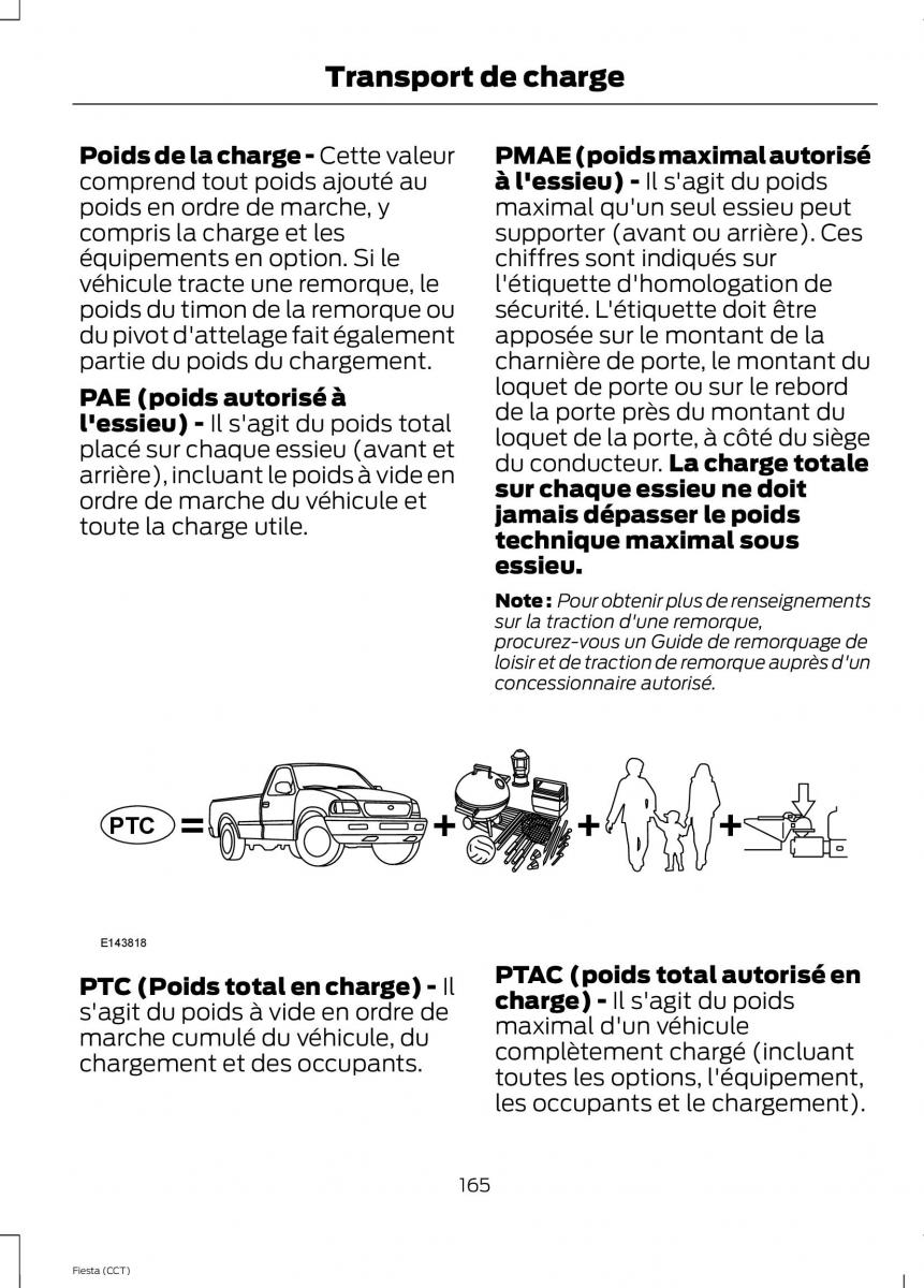 Ford Fiesta VII 7 manuel du proprietaire / page 167