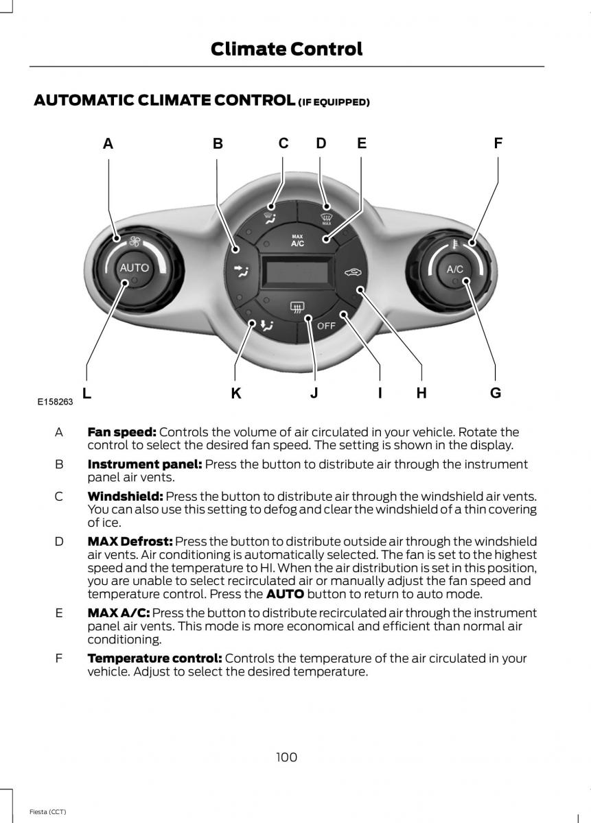 Ford Fiesta VII 7 owners manual / page 103