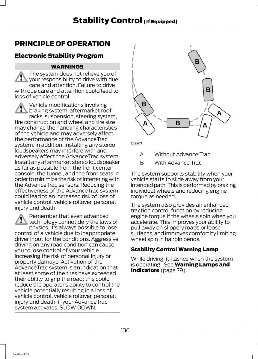 Ford Fiesta VII 7 owners manual / page 139