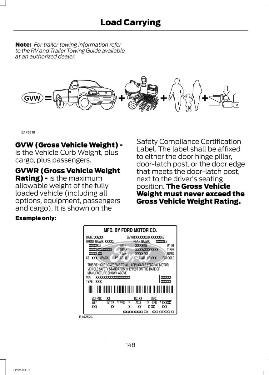 Ford Fiesta VII 7 owners manual / page 151