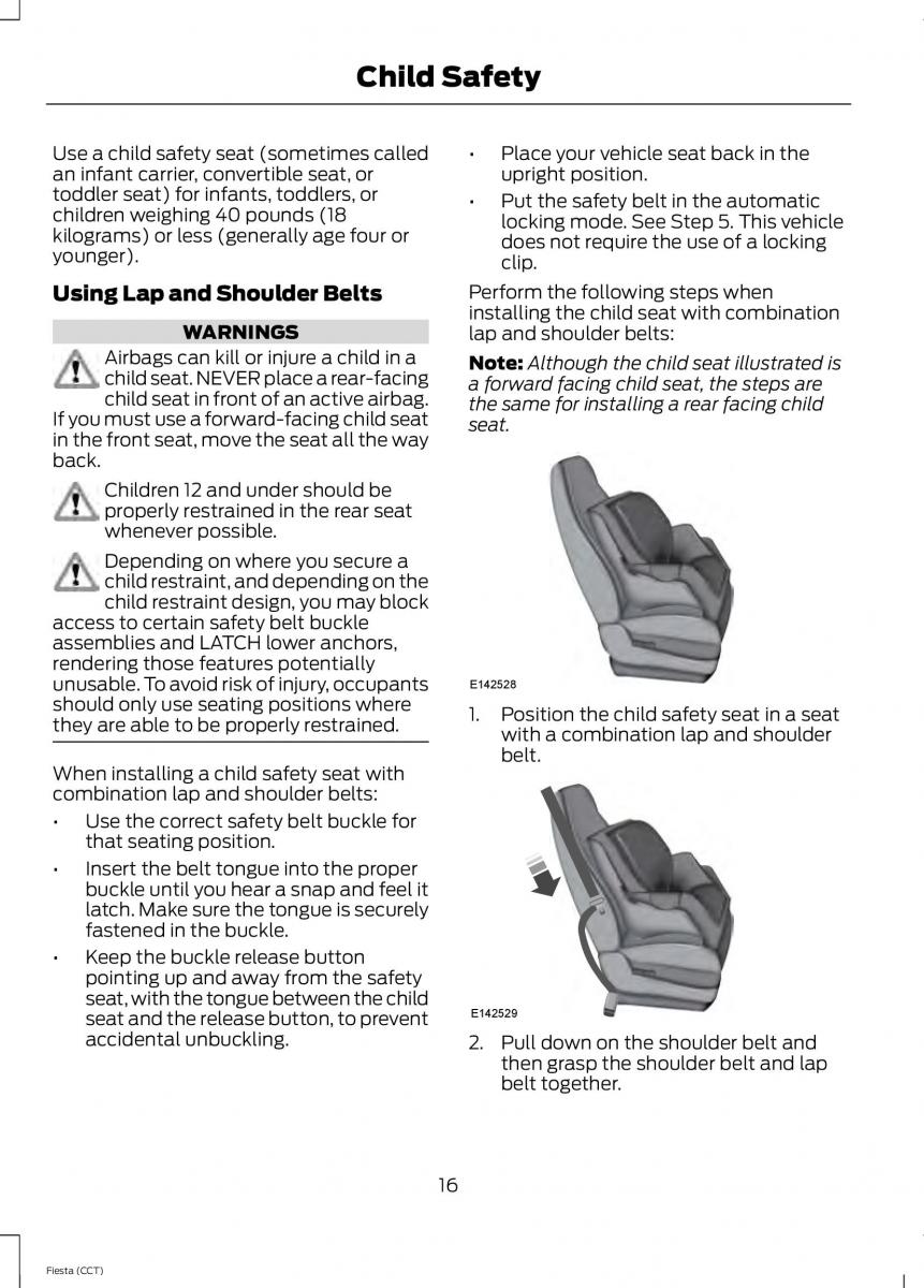 Ford Fiesta VII 7 owners manual / page 19