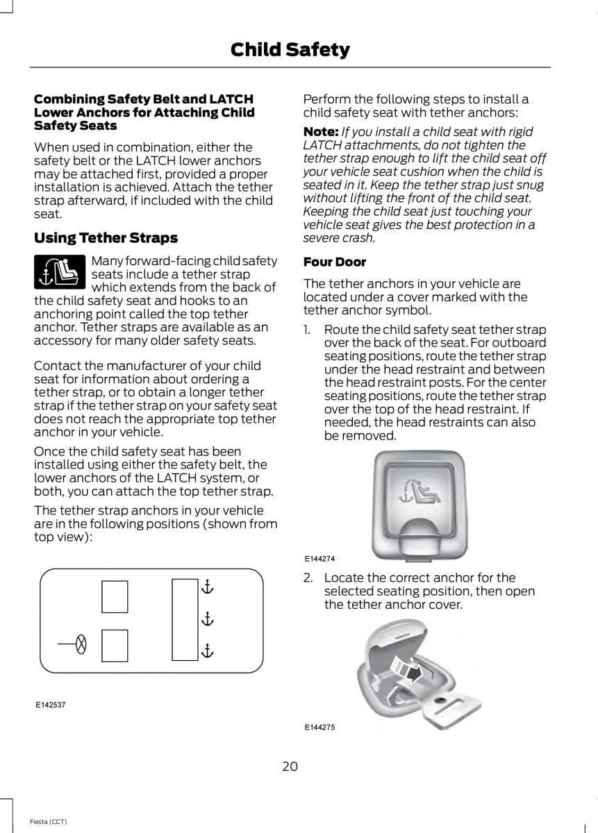 Ford Fiesta VII 7 owners manual / page 23