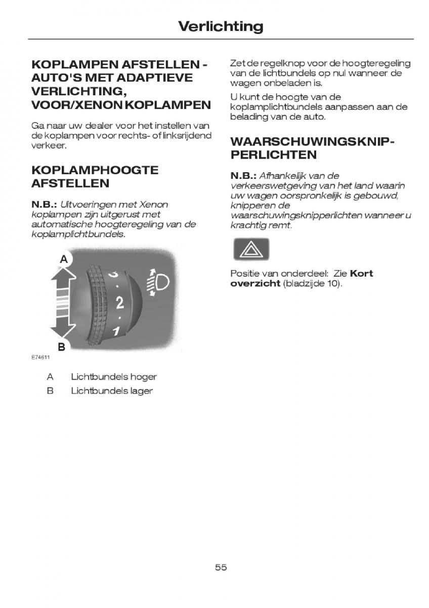 Ford Focus I 1 handleiding / page 57