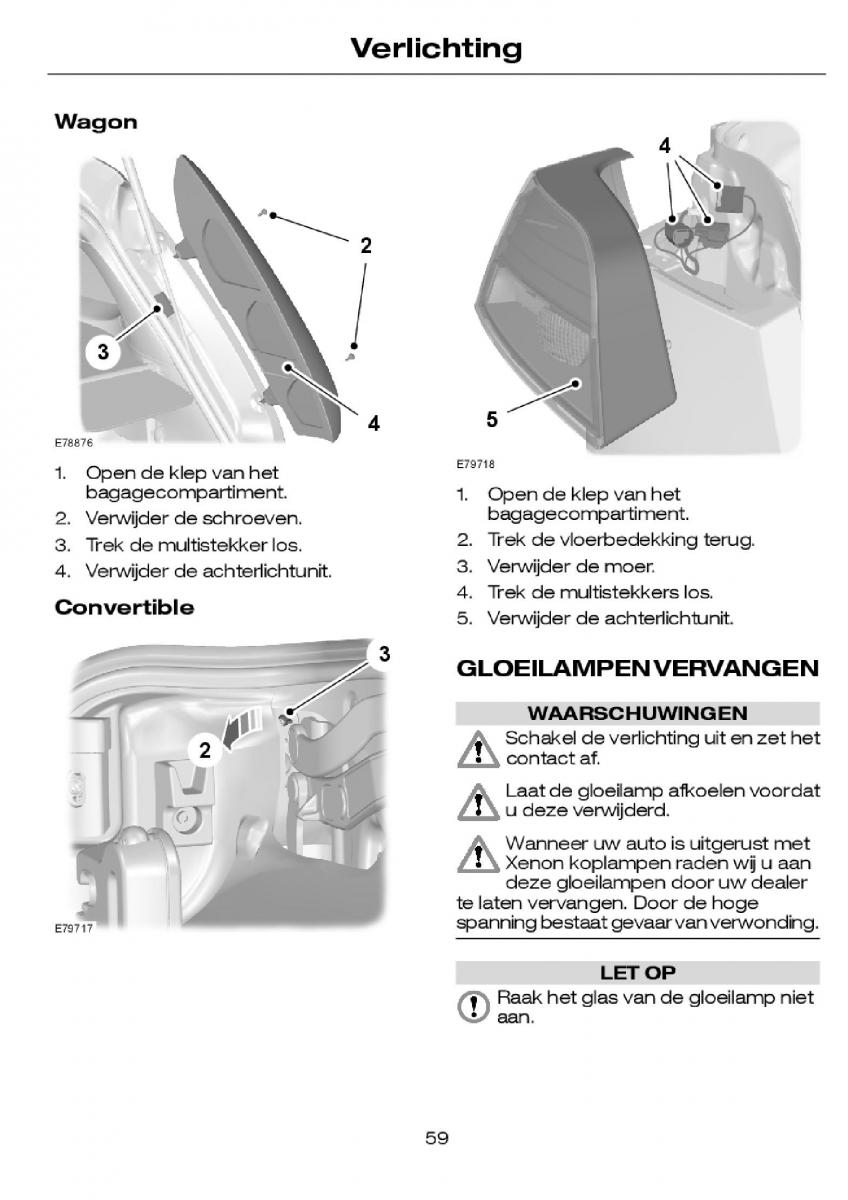 Ford Focus I 1 handleiding / page 62