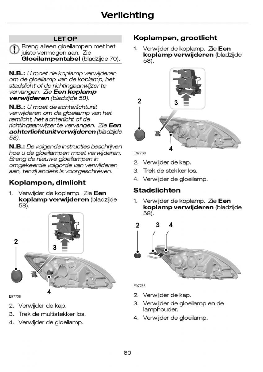 Ford Focus I 1 handleiding / page 63