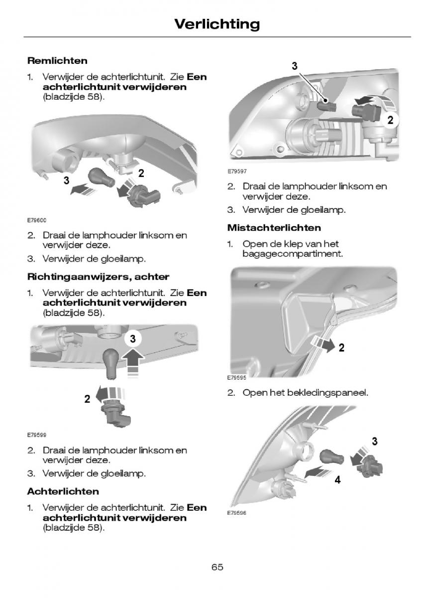 Ford Focus I 1 handleiding / page 68