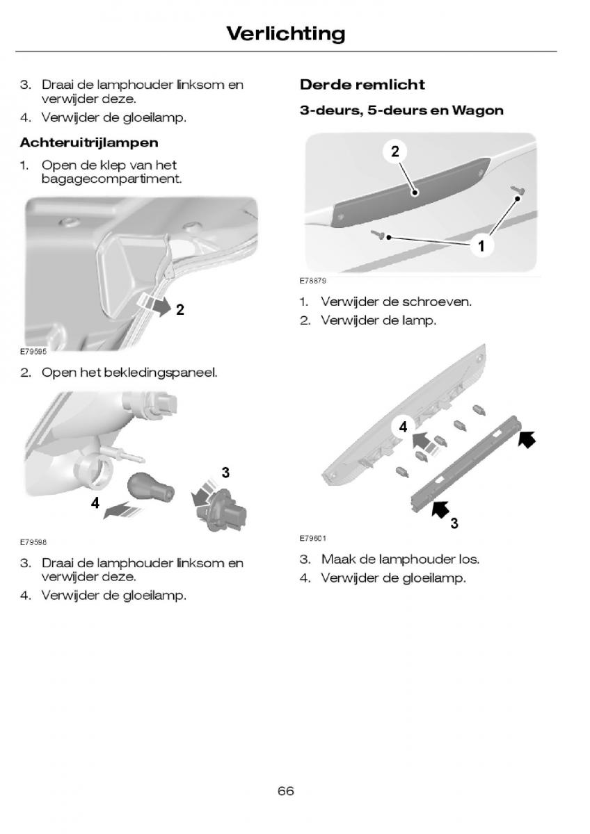 Ford Focus I 1 handleiding / page 69