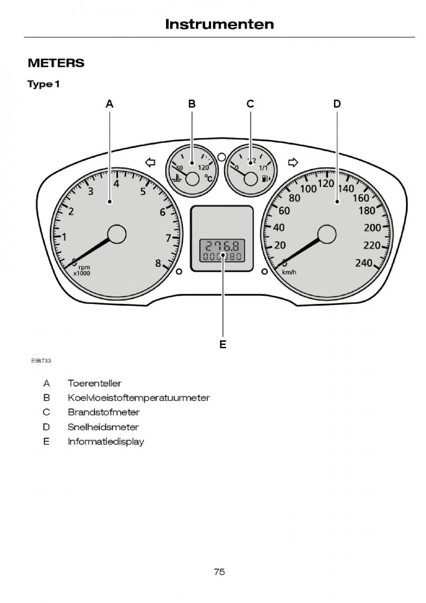 Ford Focus I 1 handleiding / page 78