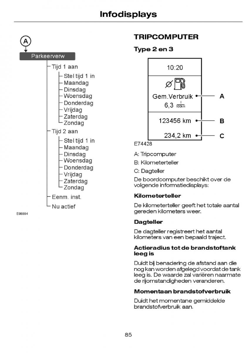 Ford Focus I 1 handleiding / page 88