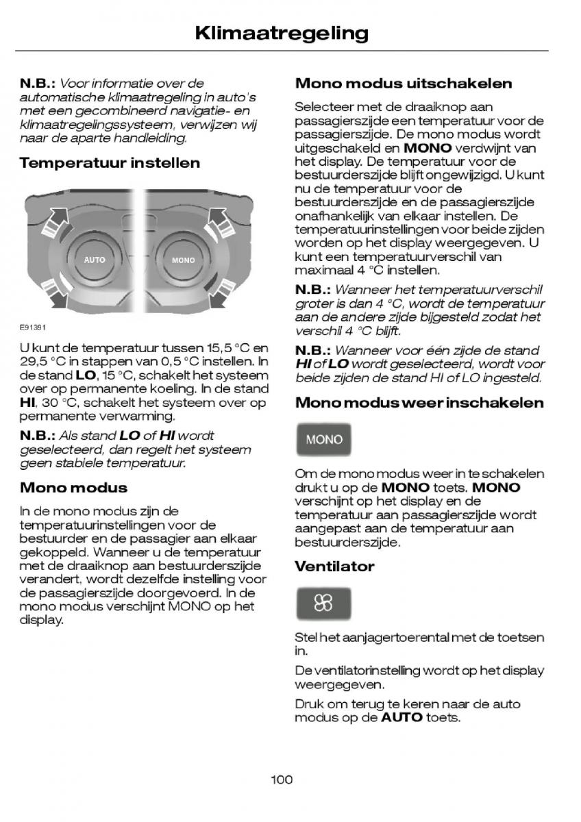 Ford Focus I 1 handleiding / page 103