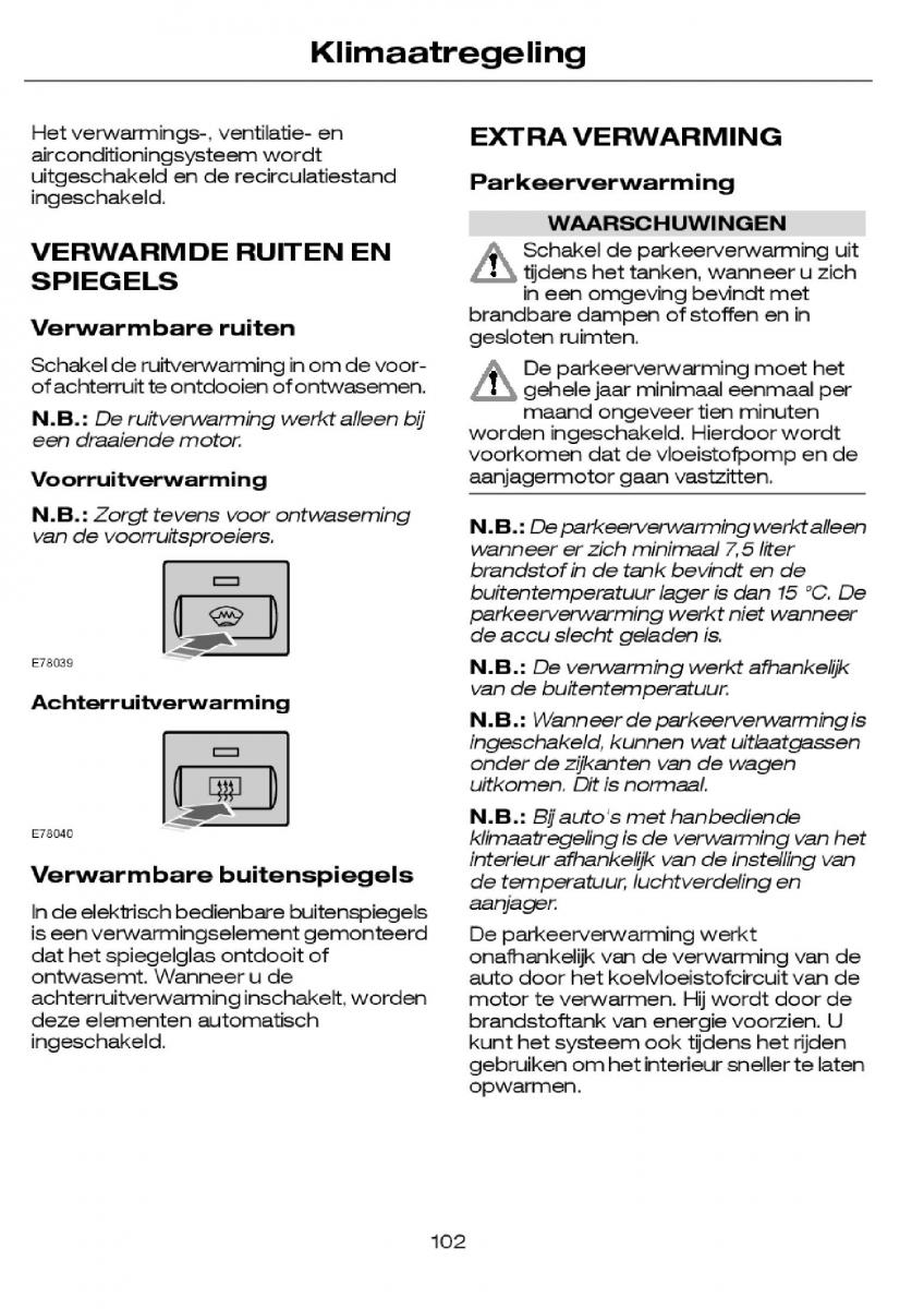 Ford Focus I 1 handleiding / page 105