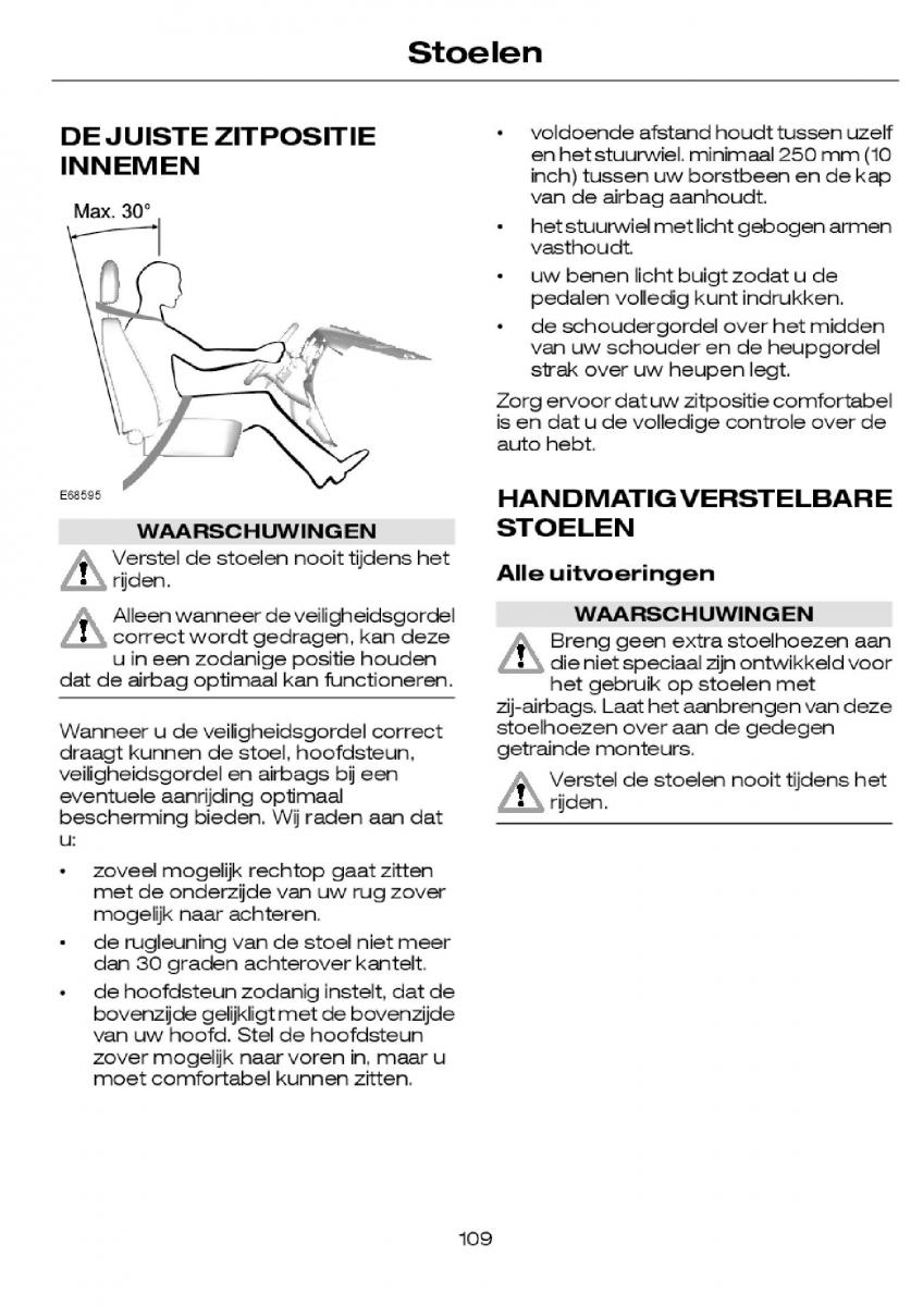 Ford Focus I 1 handleiding / page 112