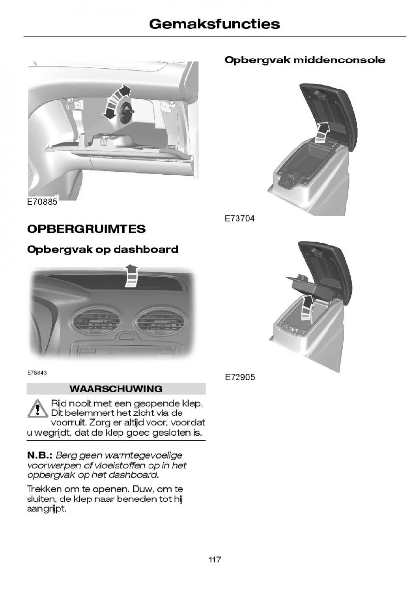 Ford Focus I 1 handleiding / page 120