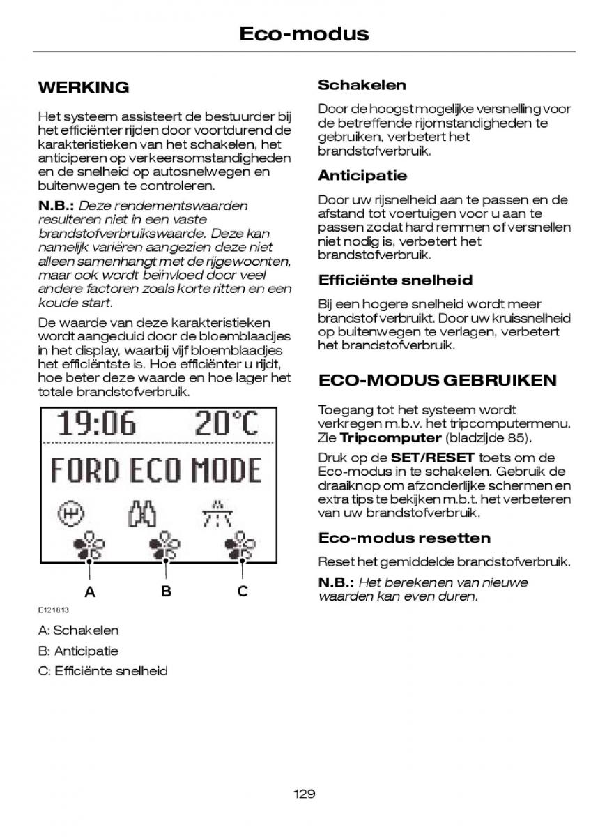 Ford Focus I 1 handleiding / page 132