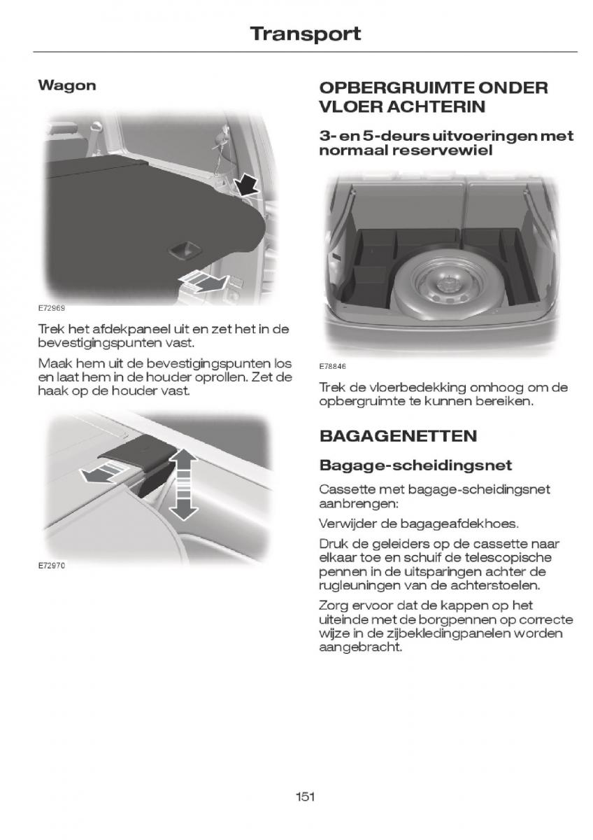 Ford Focus I 1 handleiding / page 154