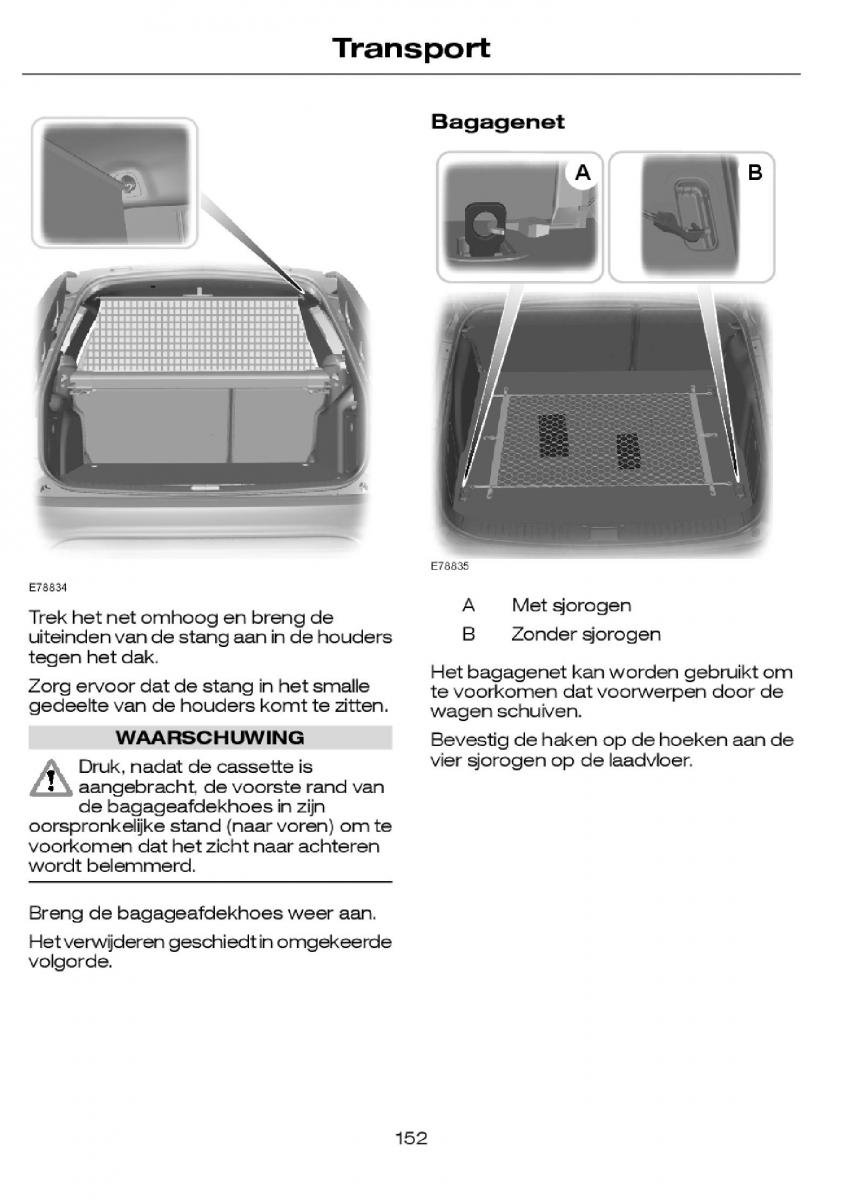 Ford Focus I 1 handleiding / page 155