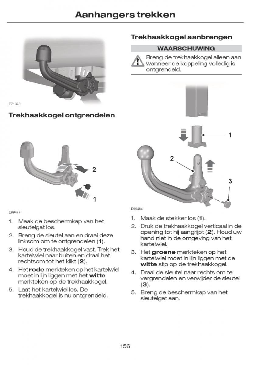 Ford Focus I 1 handleiding / page 159