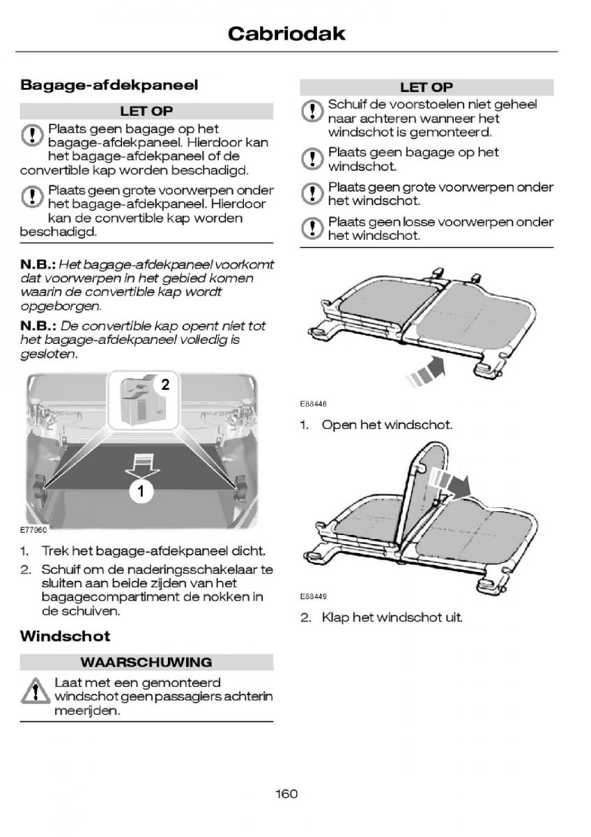 Ford Focus I 1 handleiding / page 163