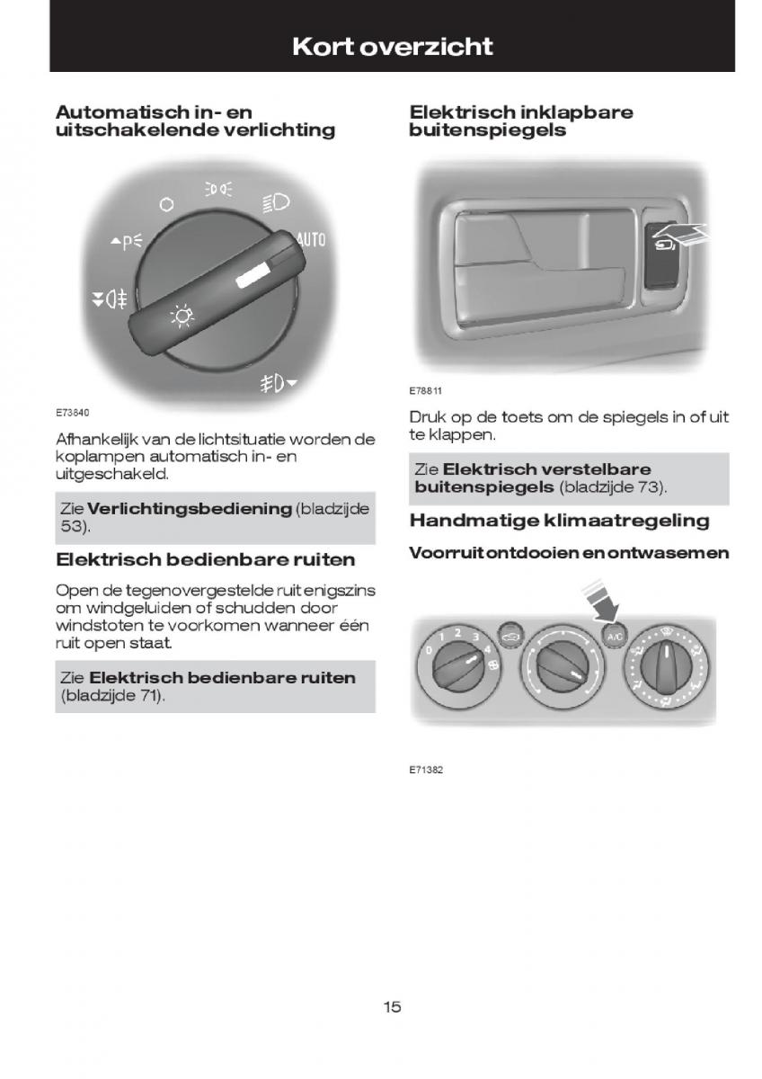 Ford Focus I 1 handleiding / page 17