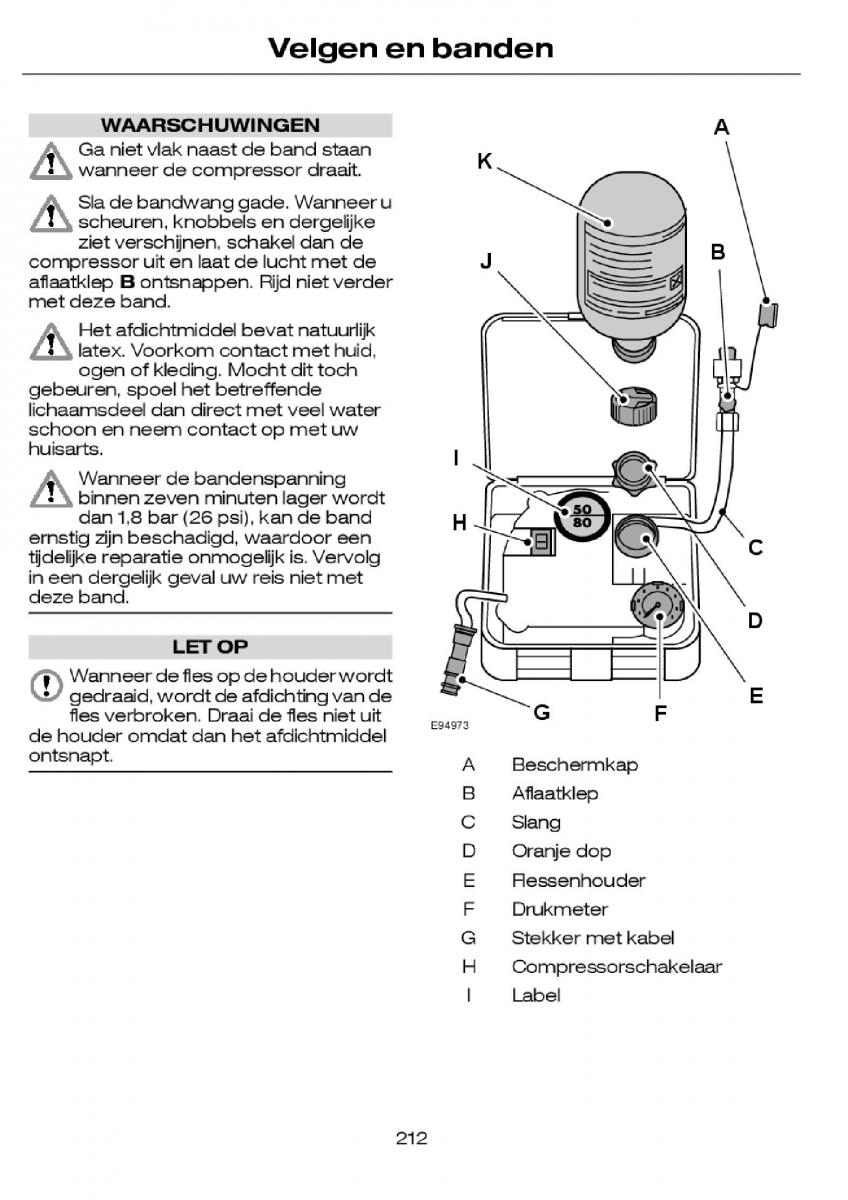 Ford Focus I 1 handleiding / page 215