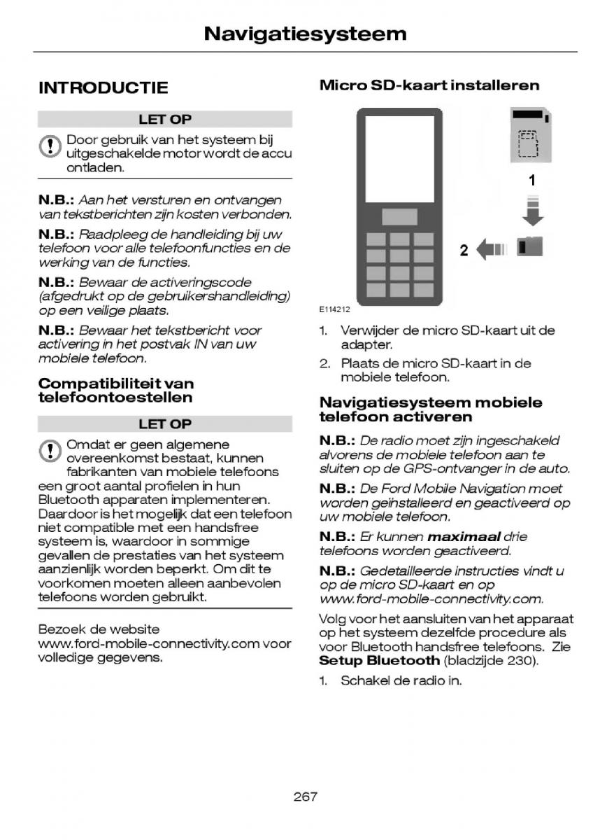 Ford Focus I 1 handleiding / page 270