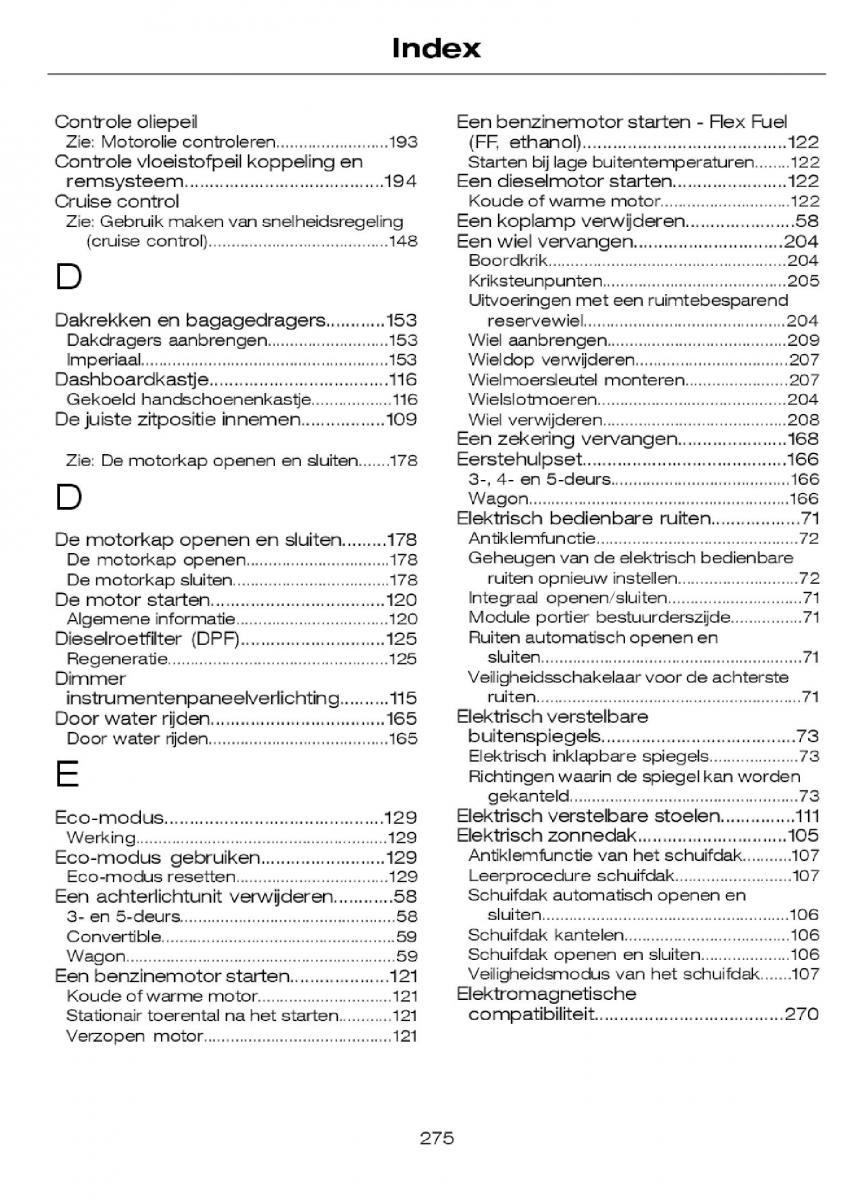 Ford Focus I 1 handleiding / page 278