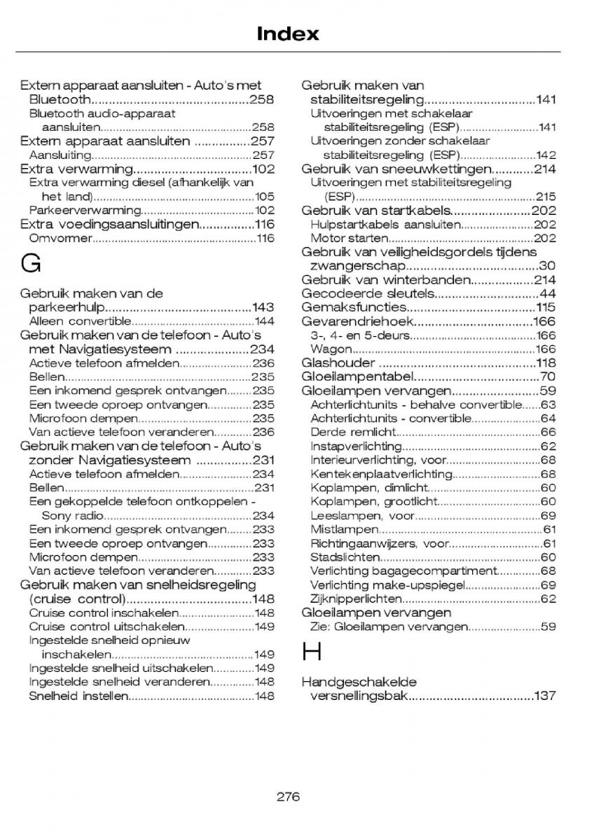 Ford Focus I 1 handleiding / page 279