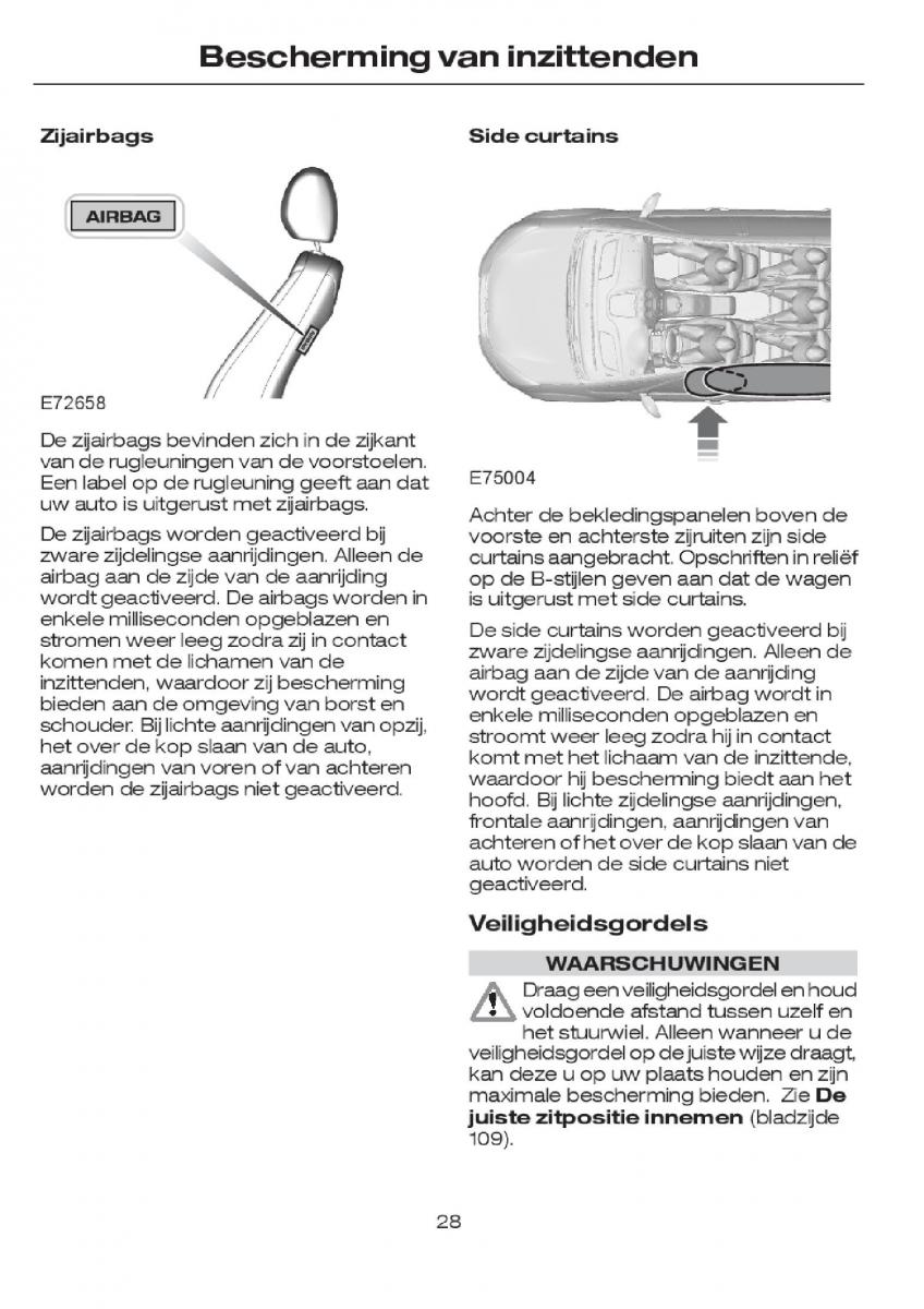 Ford Focus I 1 handleiding / page 30