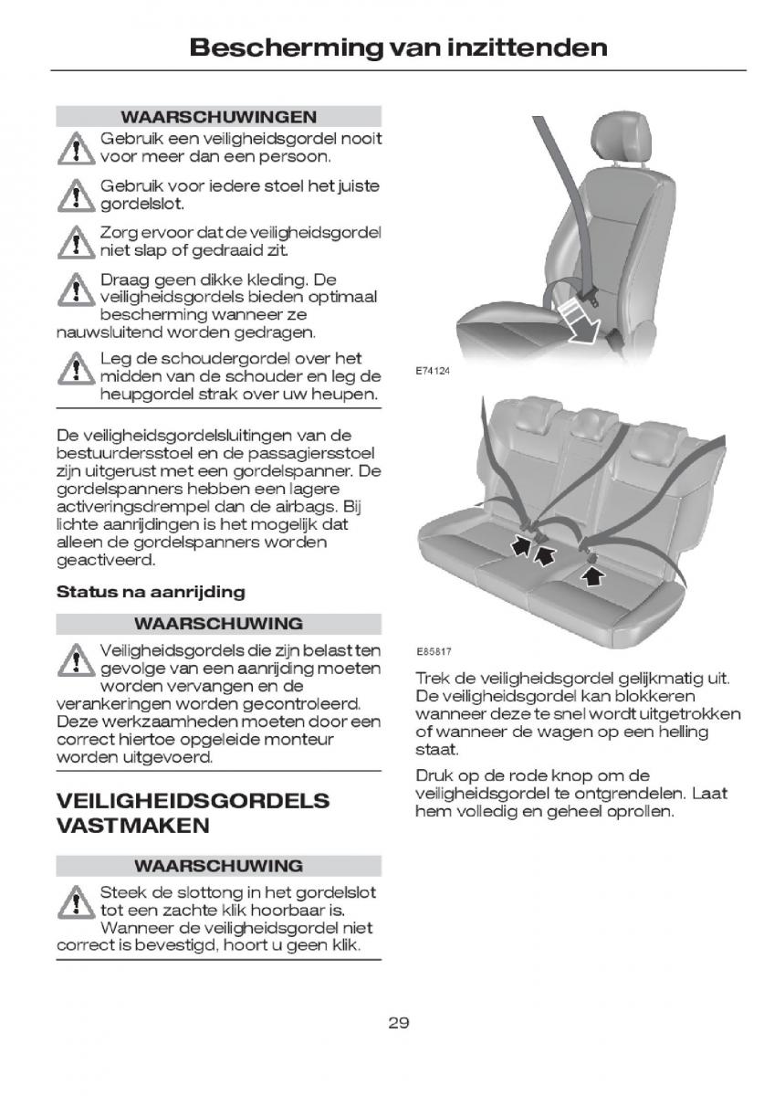 Ford Focus I 1 handleiding / page 31