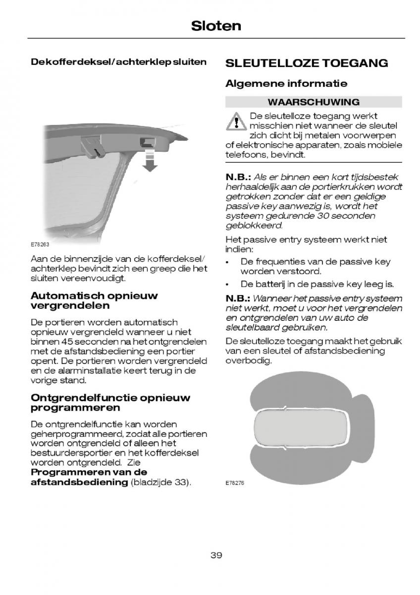 Ford Focus I 1 handleiding / page 41