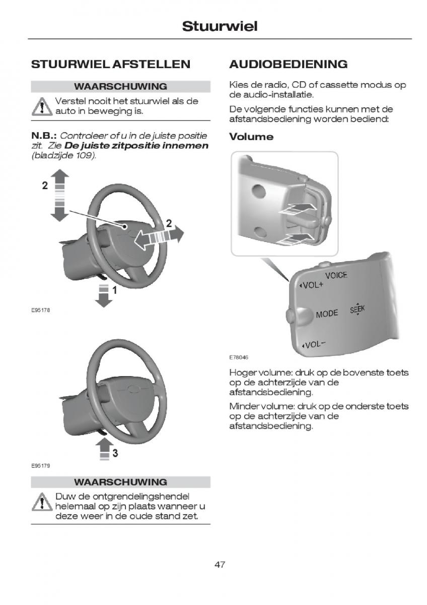 Ford Focus I 1 handleiding / page 49