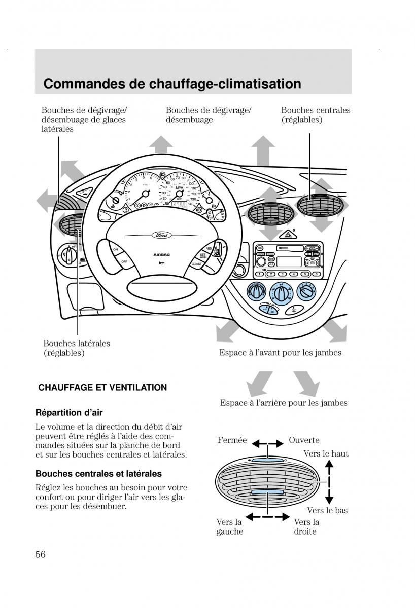 Ford Focus I 1 manuel du proprietaire / page 56