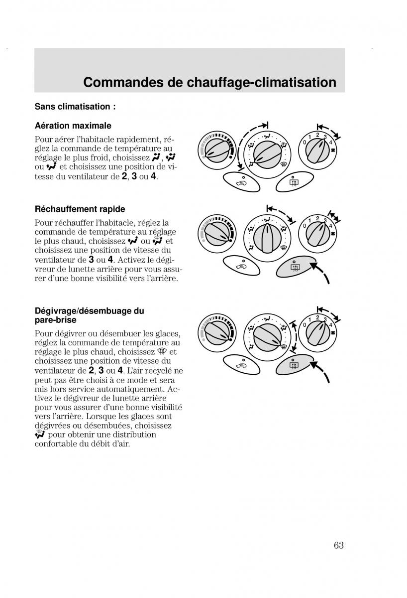 Ford Focus I 1 manuel du proprietaire / page 63