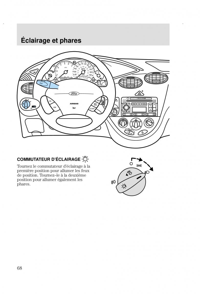 Ford Focus I 1 manuel du proprietaire / page 68