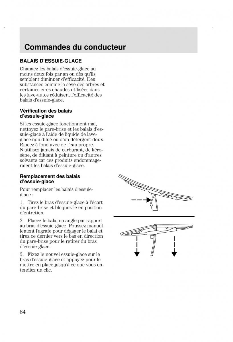 Ford Focus I 1 manuel du proprietaire / page 84