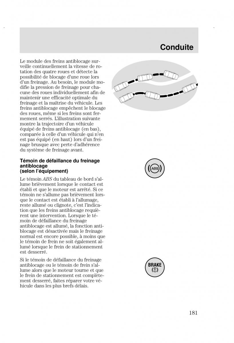 Ford Focus I 1 manuel du proprietaire / page 181