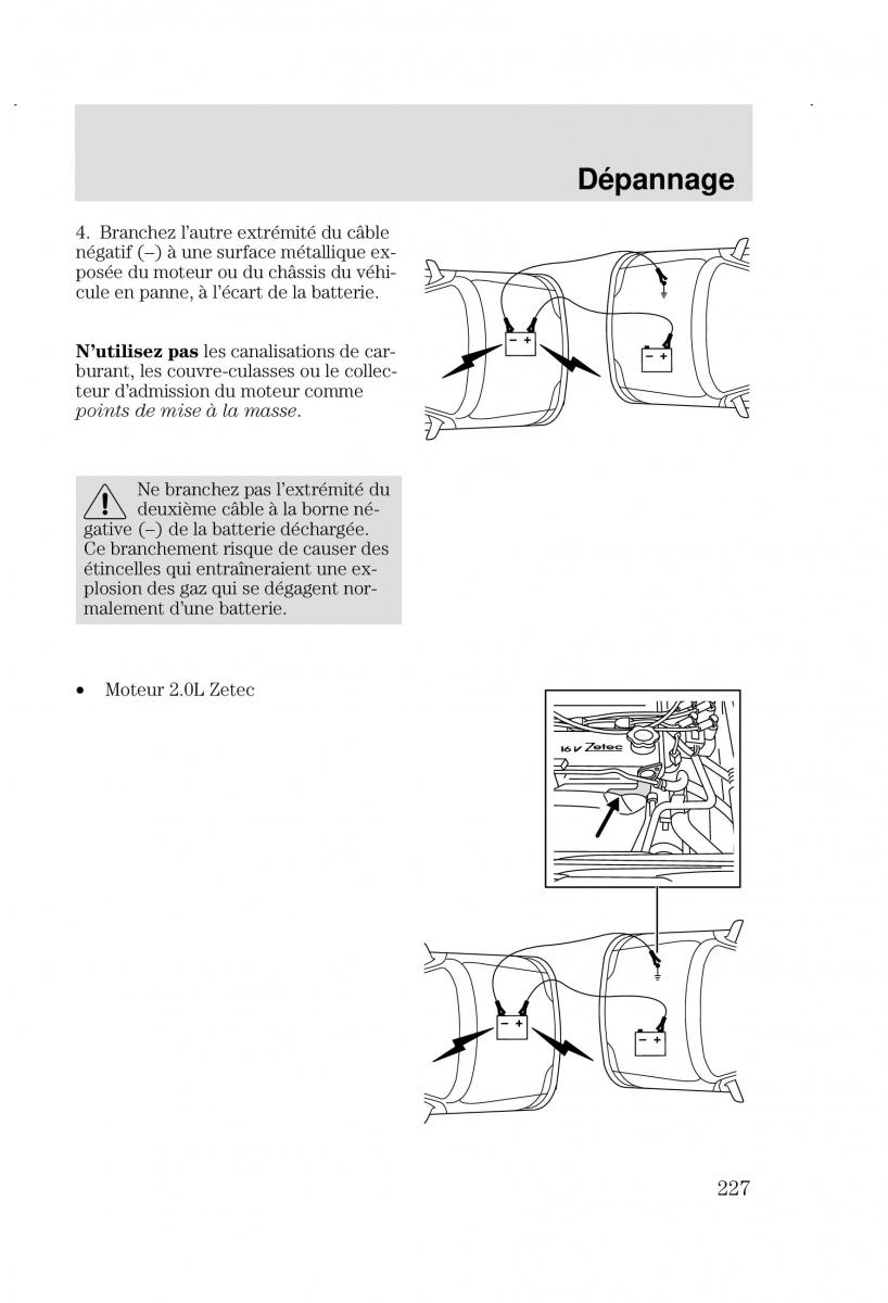 Ford Focus I 1 manuel du proprietaire / page 227